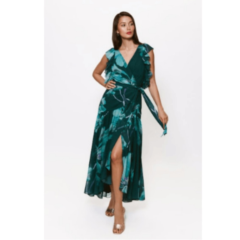 NWT Size M. HUTCH Beck Wrap dress
